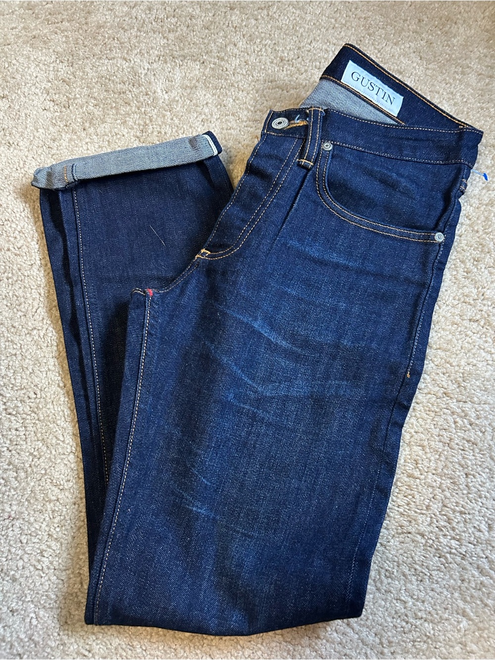 Gustin slim selvedge jeans (29x30)